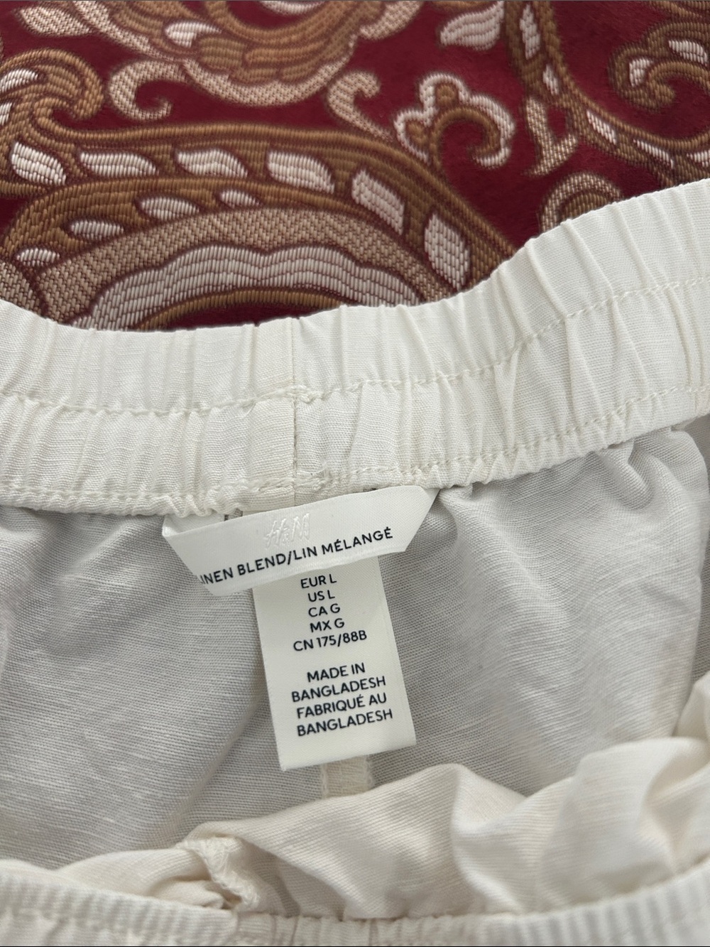 H&M Cream Drawstring Kids Sweatpants - Picture 2 of 5